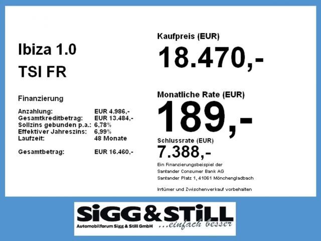 Seat Ibiza 1.0 TSI FR-lijn