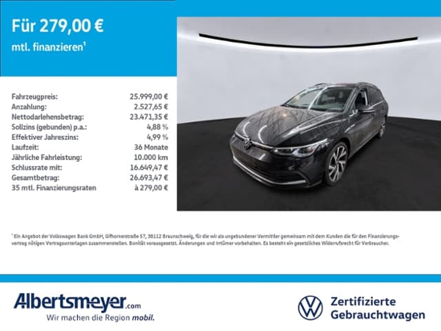 Volkswagen Golf 2.0 TDI DSG Golf VIII Variant