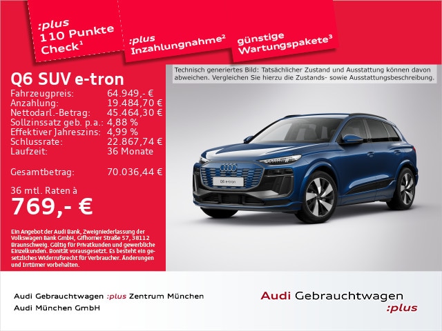Audi Q6 e-tron Quattro