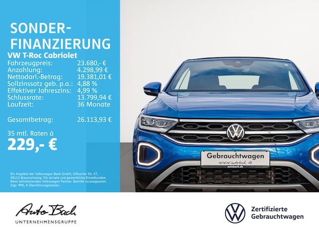 Volkswagen T-Roc 1.0 TSI Cabriolet Style