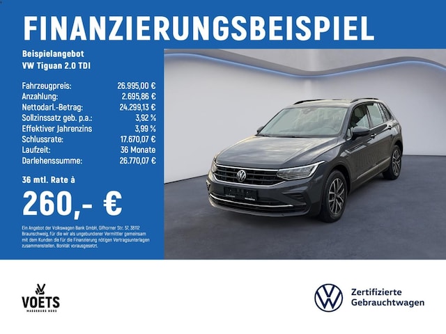 Volkswagen Tiguan 2.0 TDI Life