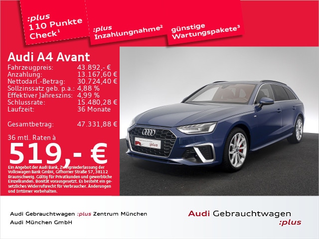 Audi A4 40 TDI Avant S-Line S-Tronic