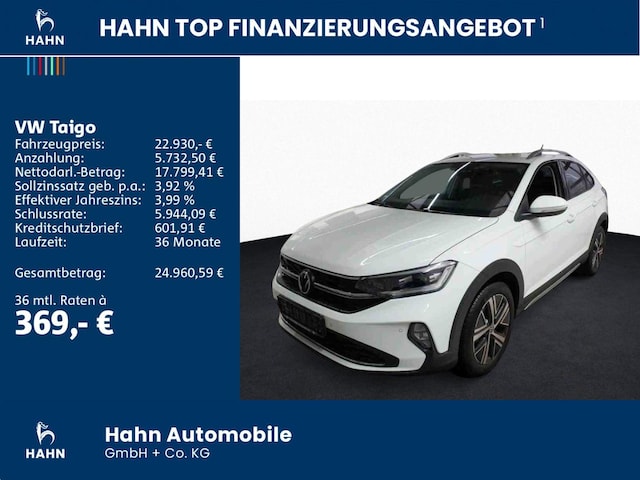 Volkswagen Taigo 1.0 TSI DSG Style