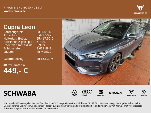 Cupra Leon 2.0 TSI DSG Sportstourer VZ