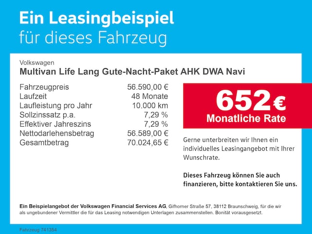 Volkswagen Multivan Lang Life