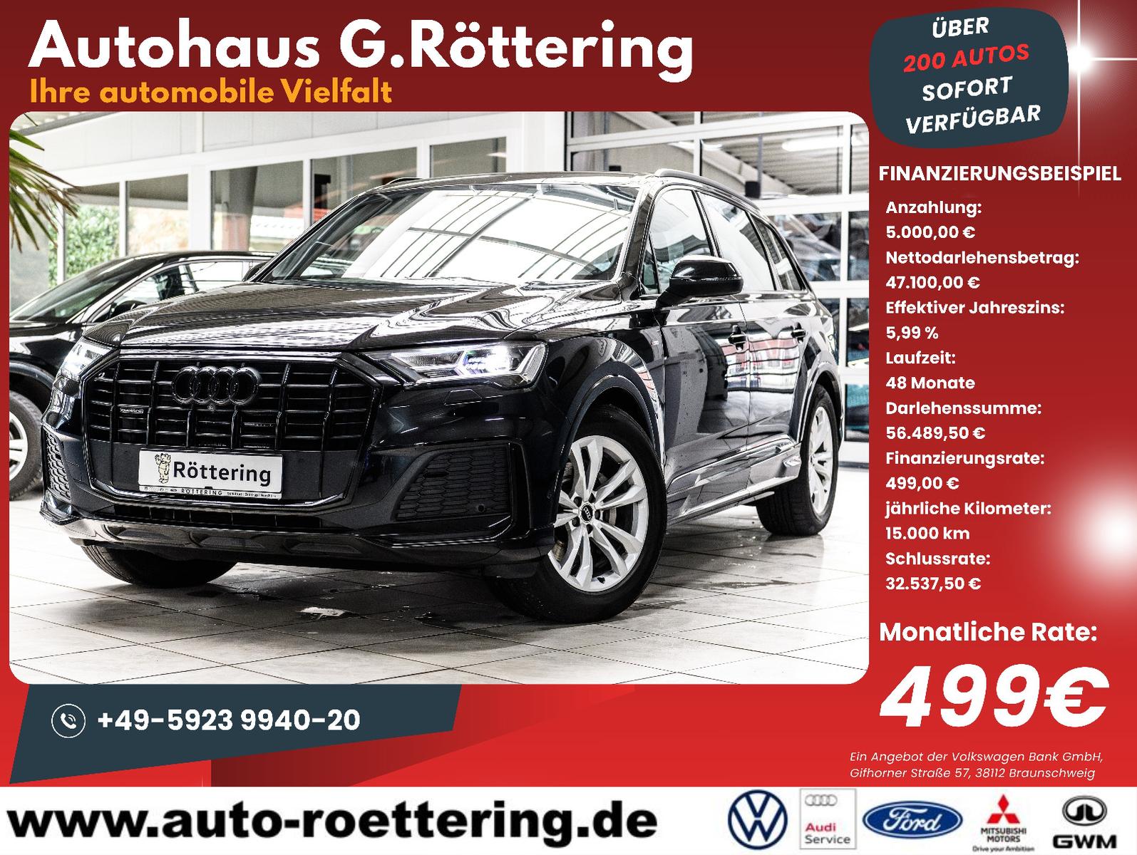 Audi Q7 50 TDI Quattro S-Line