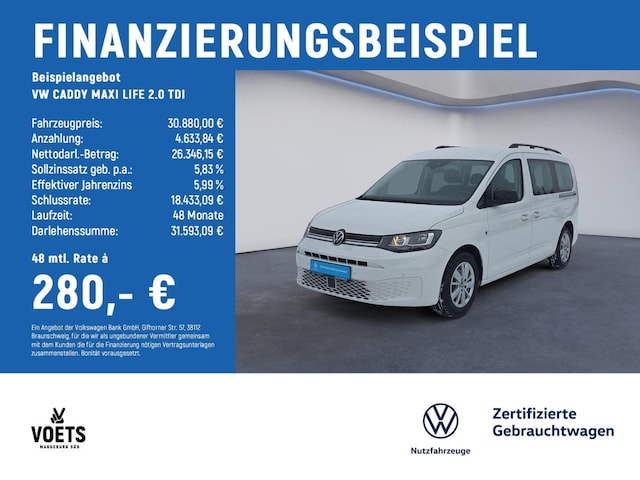Volkswagen Caddy 2.0 TDI Life Maxi