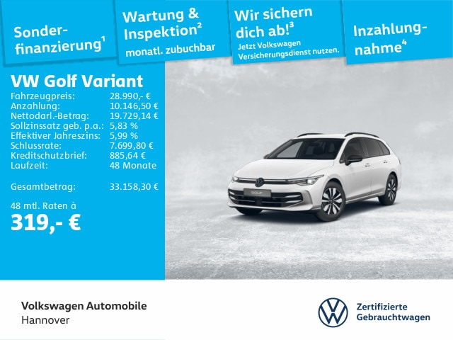 Volkswagen Golf 1.5 eTSI DSG Golf VIII Variant