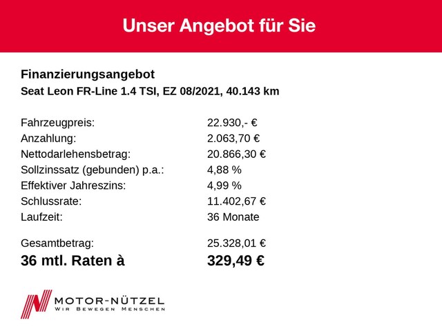 Seat Leon 1.4 TSI FR-lijn e-Hybrid