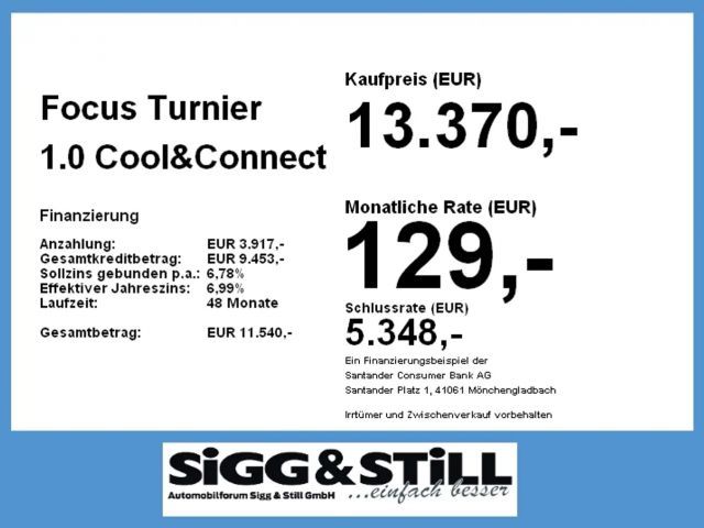 Ford Focus Cool & Connect Wagon