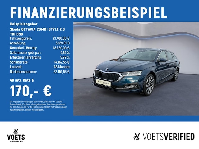Skoda Octavia 2.0 TDI Combi Style Style