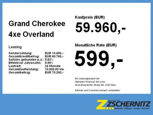Jeep Grand Cherokee 4xe Overland