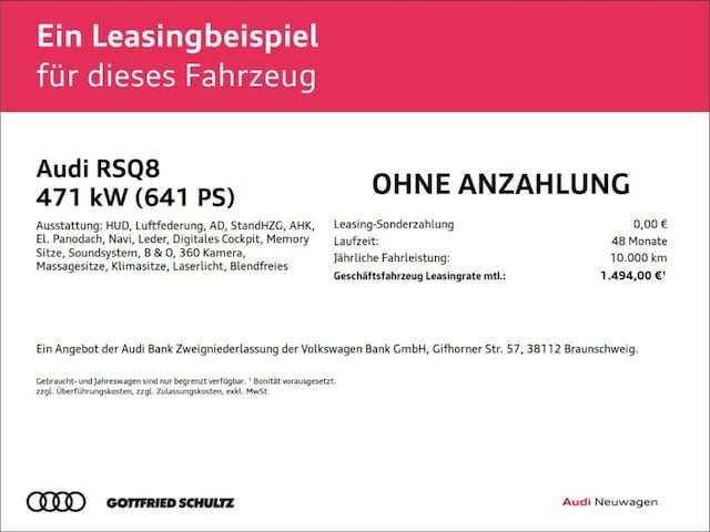 Audi RS Q8 Performance Quattro