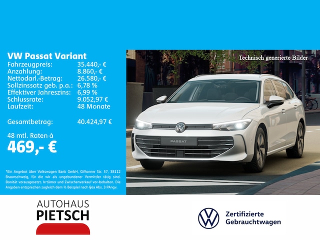 Volkswagen Passat 1.5 eTSI Business DSG Variant