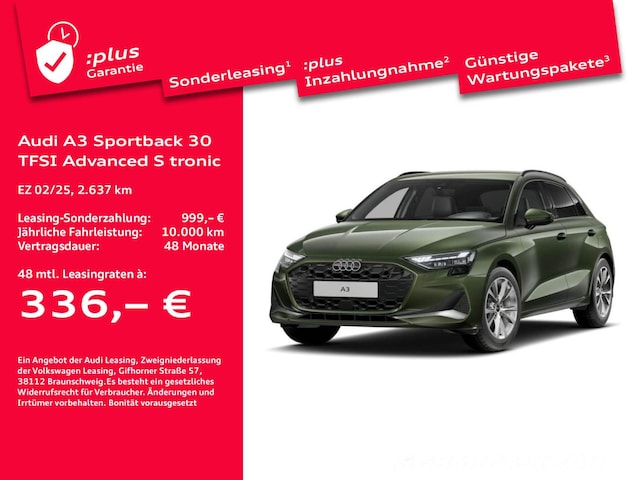 Audi A3 30 TFSI S-Tronic Sportback