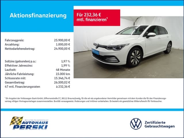 Volkswagen Golf 1.5 TSI Golf VIII Move