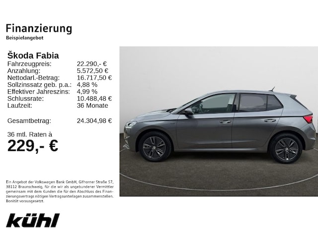 Skoda Fabia 1.0 TSI Selection