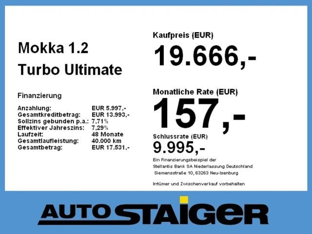 Opel Mokka 1.2 Turbo Turbo Ultimate