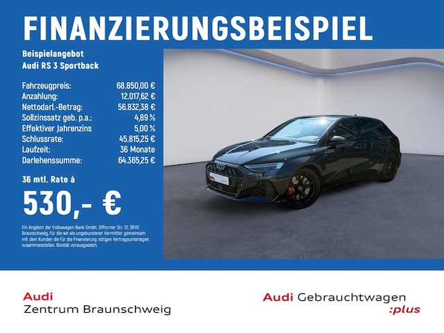 Audi RS3 Quattro S-Tronic Sportback