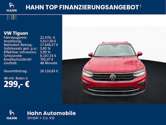 Volkswagen Tiguan Tiguan ACTIVE 1,5TSI NAV LED ACC PARK SITZHZ MFL