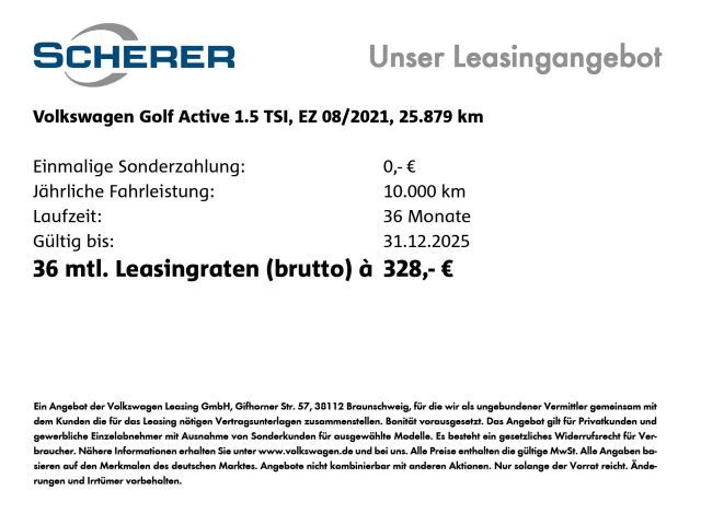 Volkswagen Golf 1.5 TSI Golf VIII