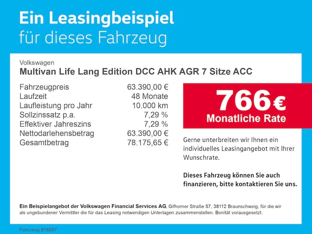 Volkswagen Multivan Lang Life