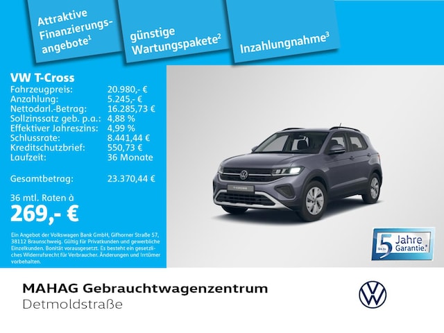 Volkswagen T-Cross 1.0 TSI Life
