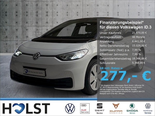 Volkswagen ID.3 58 KWh Performance Pro