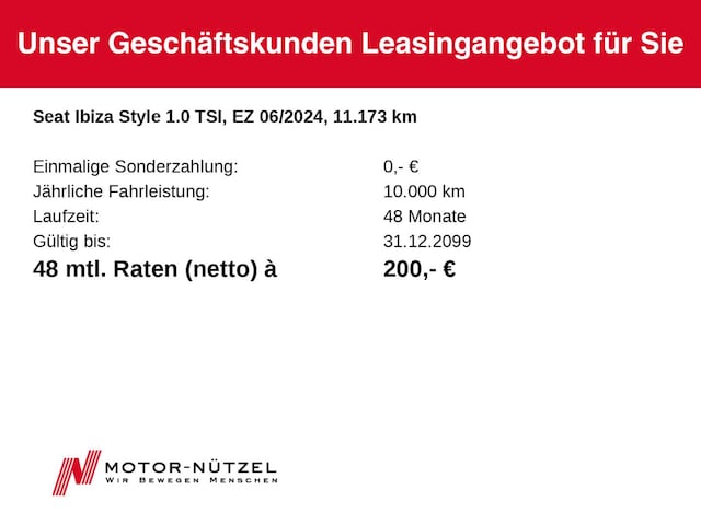 Seat Ibiza 1.0 TSI DSG Style