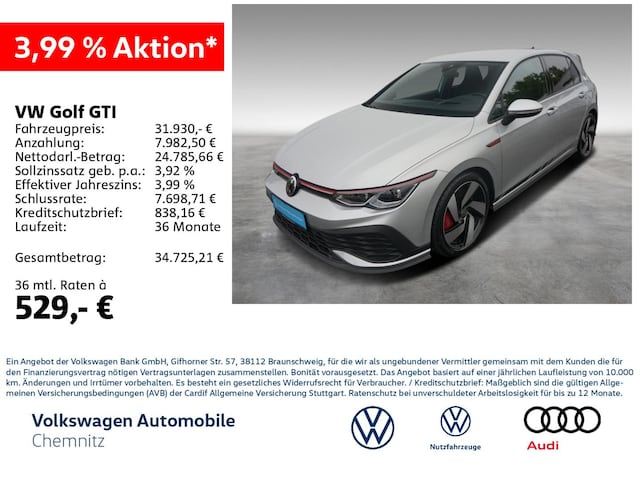 Volkswagen Golf 2.0 TSI GTI Golf VIII