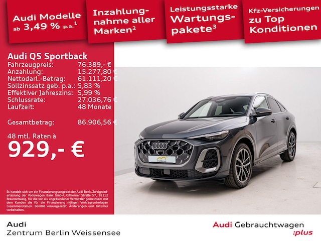 Audi Q5 Quattro S-Tronic Sportback