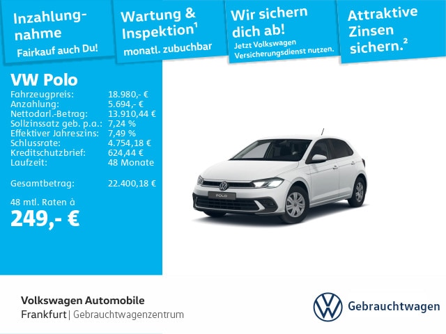 Volkswagen Polo Polo 1.0 Basis FrontAssist LED DAB+