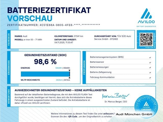 Audi e-tron 50 Quattro S-Line
