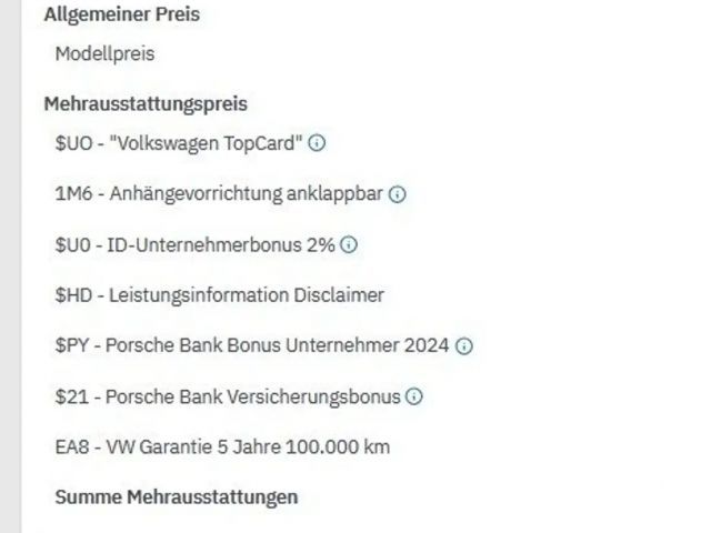 Volkswagen ID.4 Business Performance Pro