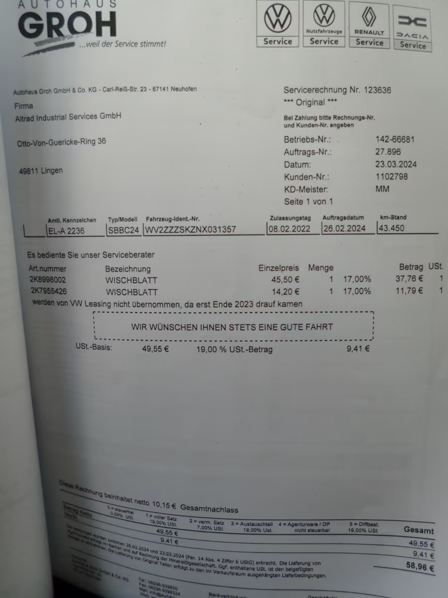 Volkswagen Caddy Combi