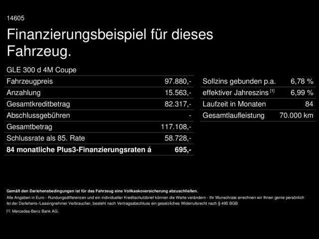 Mercedes-Benz GLE 300 AMG Line Coupé GLE 300 d