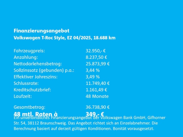 Volkswagen T-Roc Style