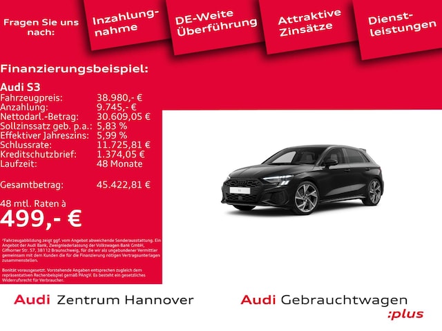 Audi S3 Quattro S-Tronic Sportback