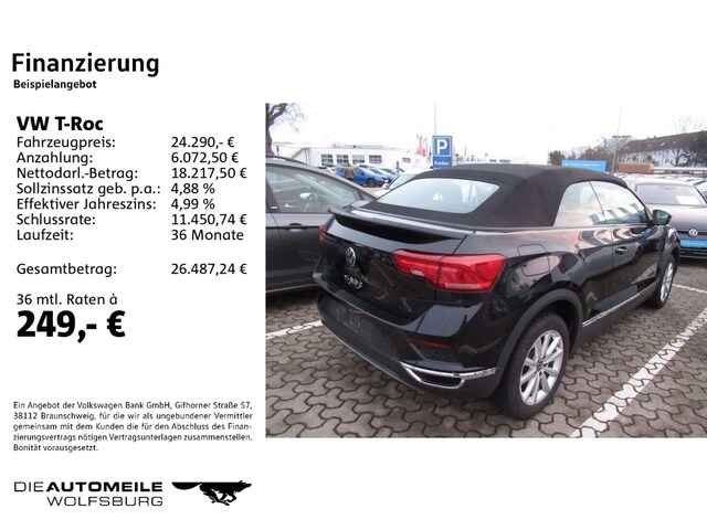 Volkswagen T-Roc 1.5 TSI Cabriolet Style