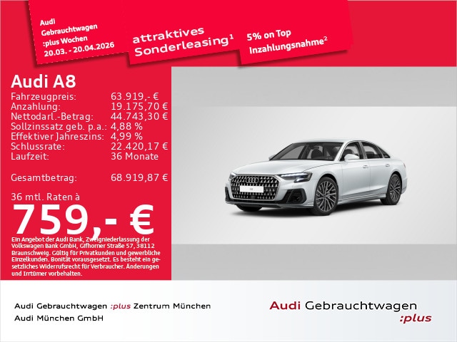 Audi A8 50 TDI Quattro