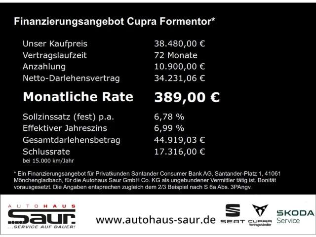 Cupra Formentor 1.4 DSG e-Hybrid