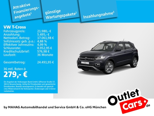Volkswagen T-Cross 1.0 TSI DSG Style