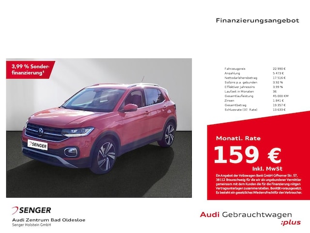 Volkswagen T-Cross 1.5 TSI DSG Style