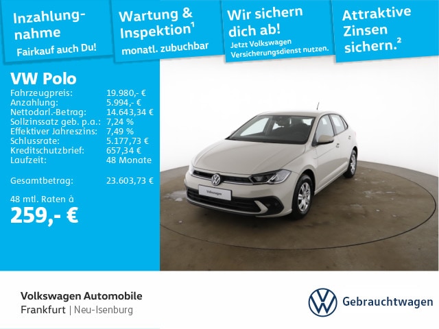 Volkswagen Polo Polo 1.0 Basis FrontAssist LED DAB+