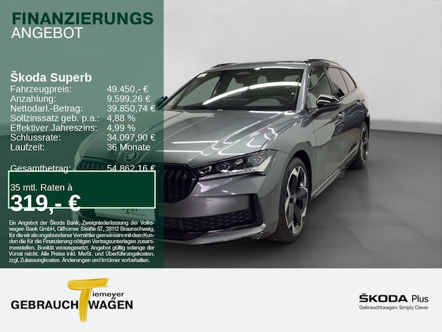 Skoda Superb 2.0 TDI 4x4 Combi Sportline