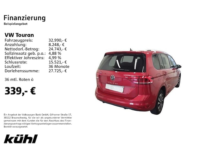 Volkswagen Touran 1.5 TSI DSG