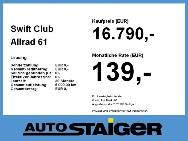 Suzuki Swift 4x4 AllGrip Club