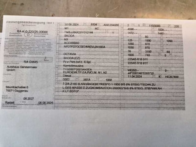 Skoda Octavia 2.0 TDI Combi