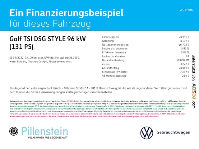 Volkswagen Golf DSG Style