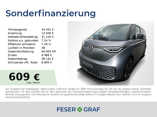 Volkswagen ID.Buzz 77 KWh Pro